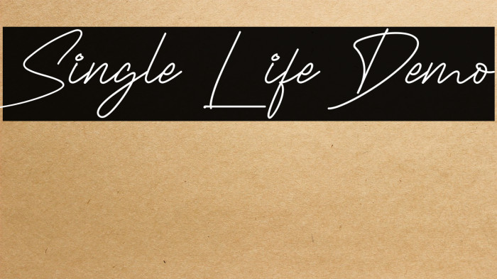 Single Life Demo Example 2