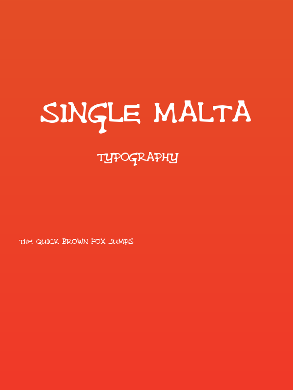 Single Malta Poster