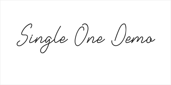 Single One Demo Logo