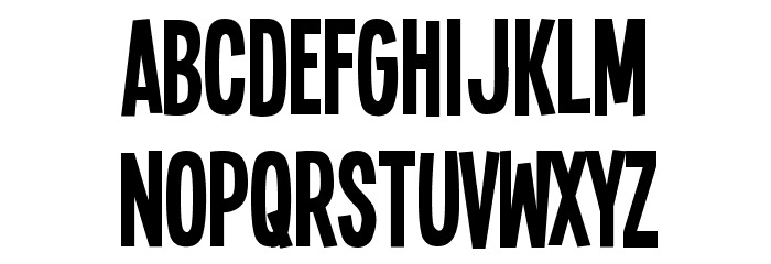 Single Sleeve Font LOWERCASE