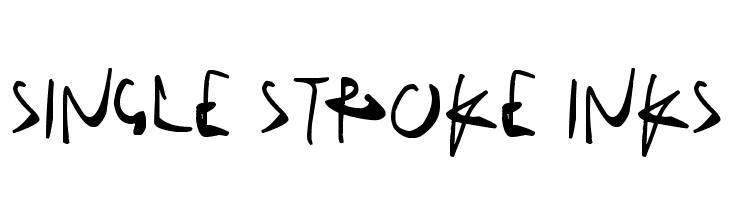Single Stroke Inks  नि: शुल्क फ़ॉन्ट्स डाउनलोड