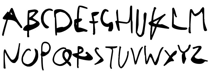 Single Stroke Inks Font LOWERCASE