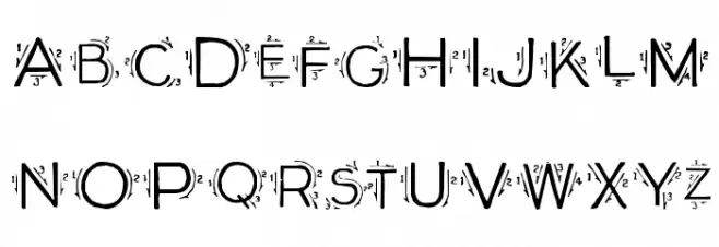 Single Stroke Шрифта ВЕРХНИЙ