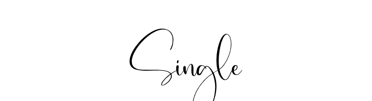 Single  Free Fonts Download