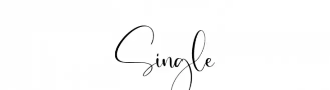 Single  Frei Schriftart Herunterladen
