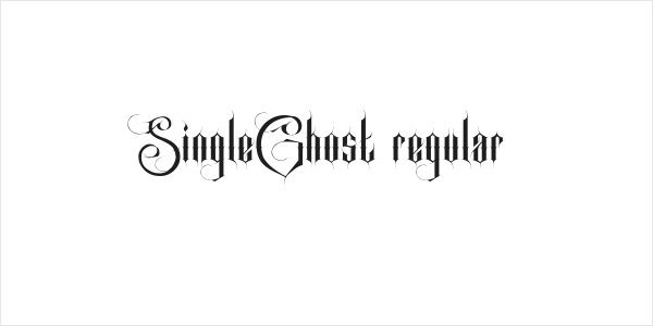 SingleGhost regular Logo