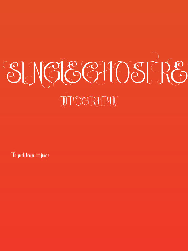 SingleGhost regular Poster