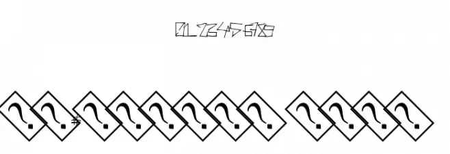 SingleLine Font OTHER CHARS