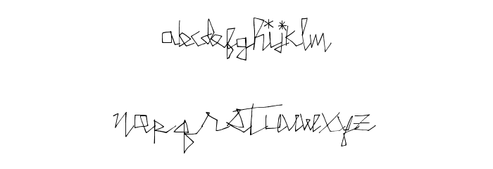 SingleLine 字体 小写