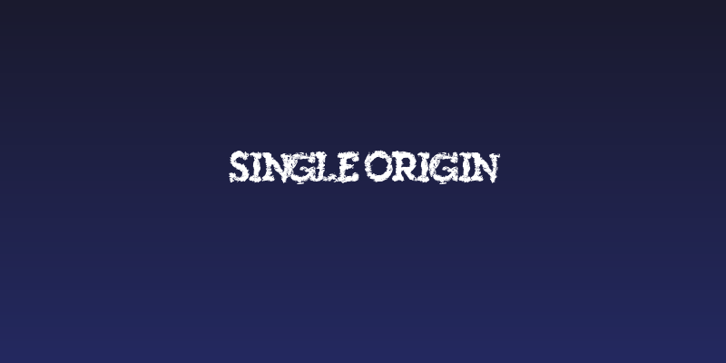 SingleOrigin Social Header