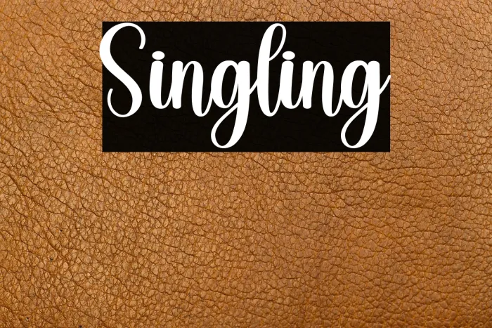 Singling Example 1