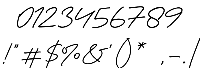 Singlong フォント その他の文字
