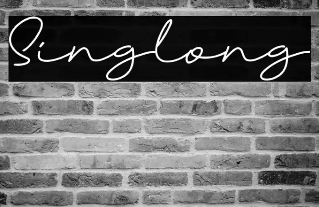 Singlong Font examples