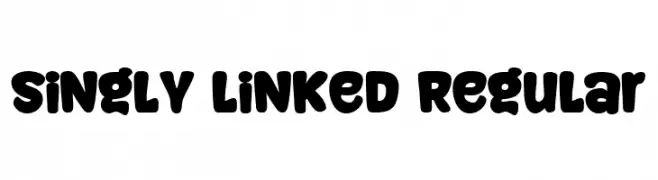Singly Linked Regular  免费字体下载