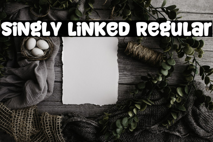 Singly Linked Regular Example 1