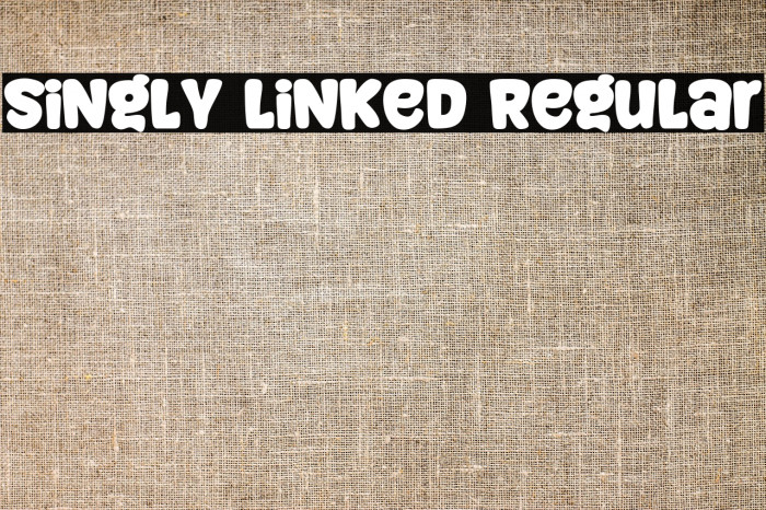 Singly Linked Regular Example 3