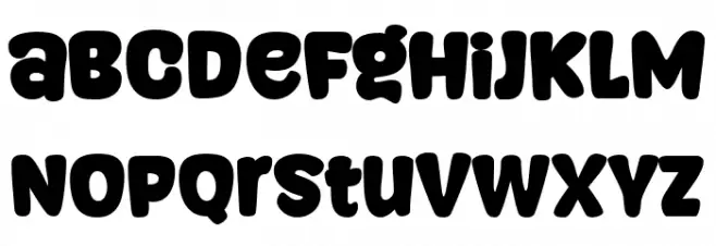 Singly Linked Regular फ़ॉन्ट लोअरकेस