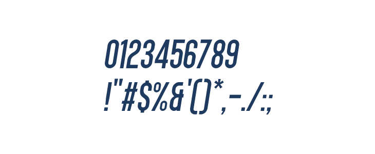 Singo Italic Other Characters