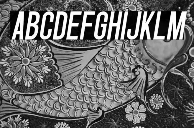 Singo Italic Font examples