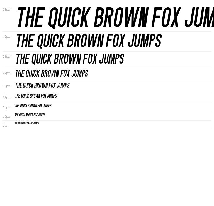 Singo Italic Waterfall