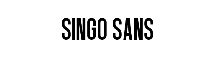 Singo Sans  नि: शुल्क फ़ॉन्ट्स डाउनलोड