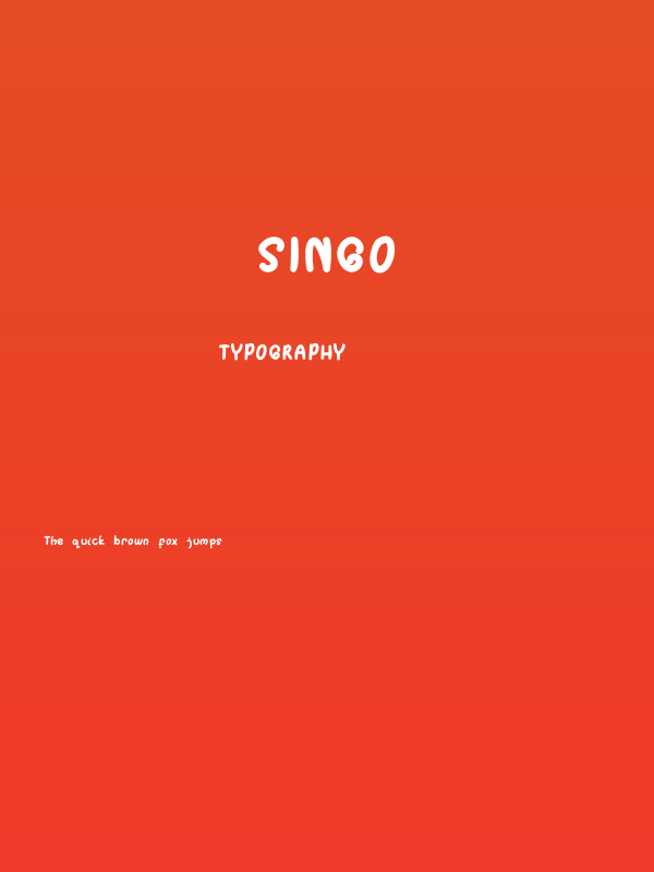 Singo Poster