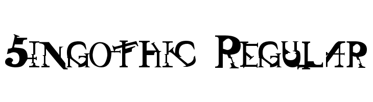 Singothic Regular Font