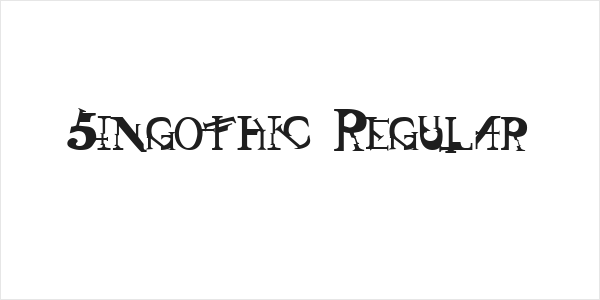 Singothic Regular Logo