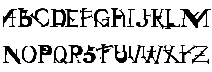 Singothic Regular Font LOWERCASE