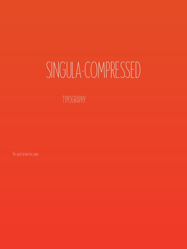 Singula-Compressed Poster