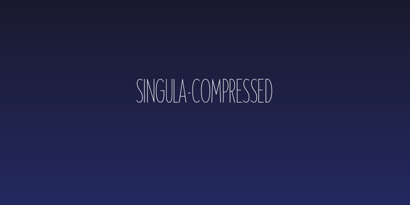 Singula-Compressed Social Header