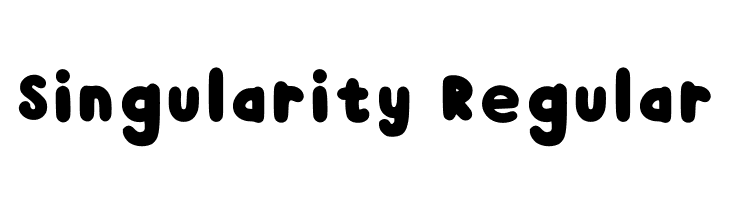 Singularity Regular Font