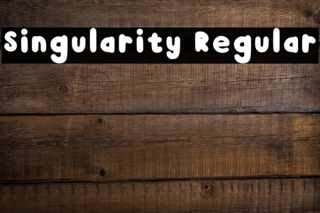 Singularity Regular Example 1