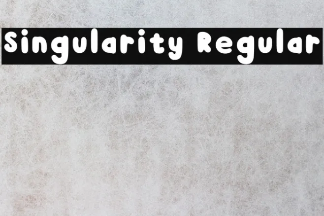 Singularity Regular Example 3