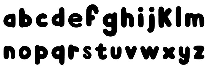 Singularity Regular Font LOWERCASE