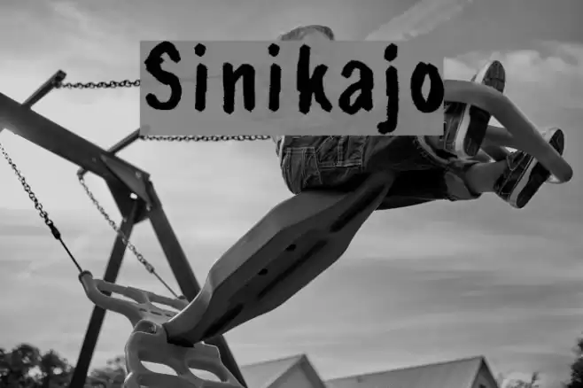 Sinikajo Font examples