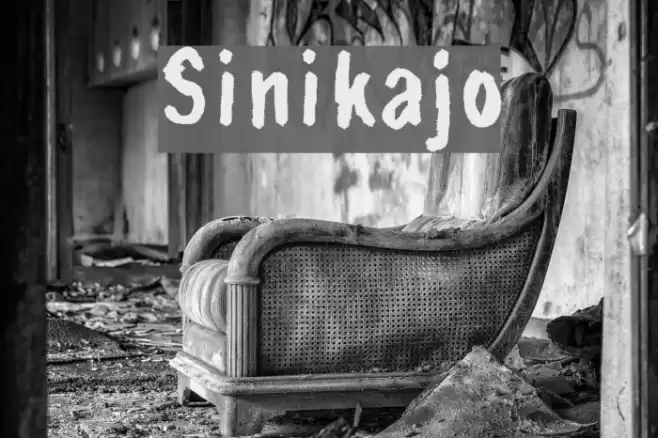 Sinikajo Font examples