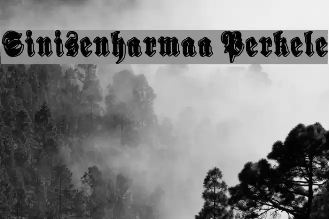 Sinisenharmaa Perkele خط examples