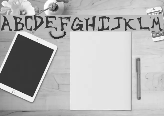 Sinister-Plot Font examples