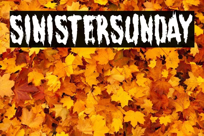 Sinister Sunday Example 2
