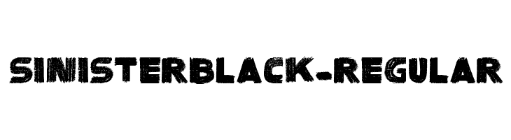 SinisterBlack-Regular Font