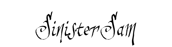 SinisterSam  Descarca Fonturi Gratis