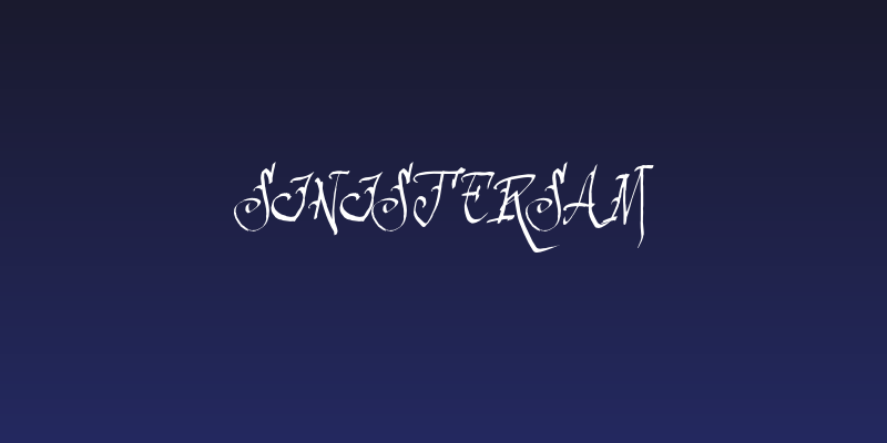 SinisterSam Social Header
