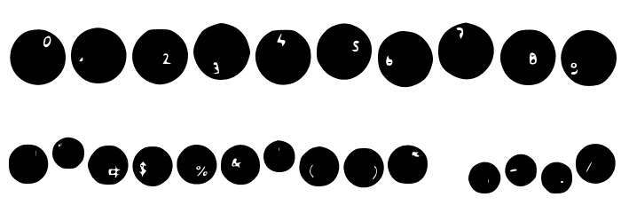 SinkHoles Medium Font OTHER CHARS