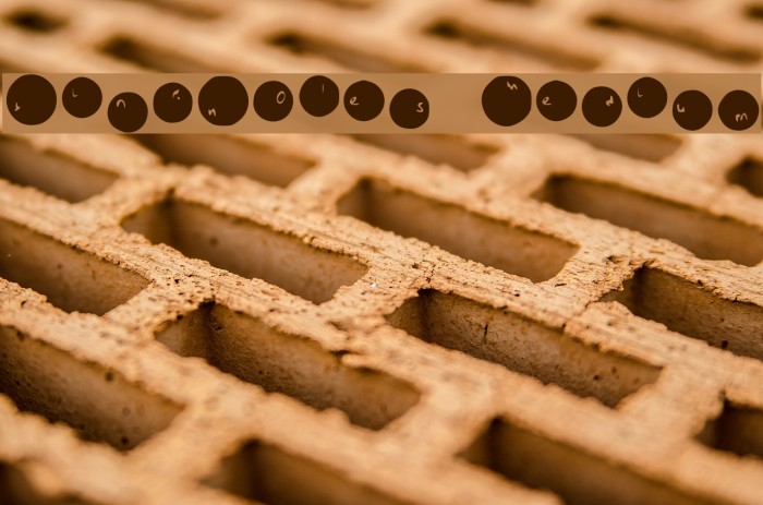 SinkHoles Medium Font examples