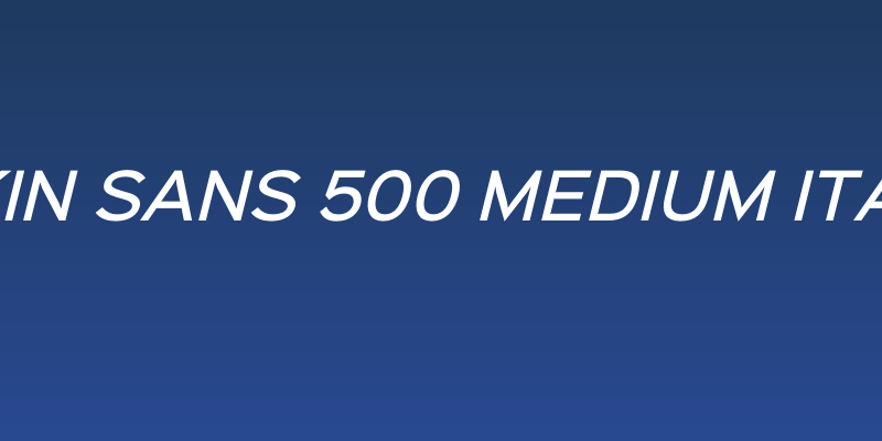 Sinkin Sans 500 Medium Italic1 Social Header