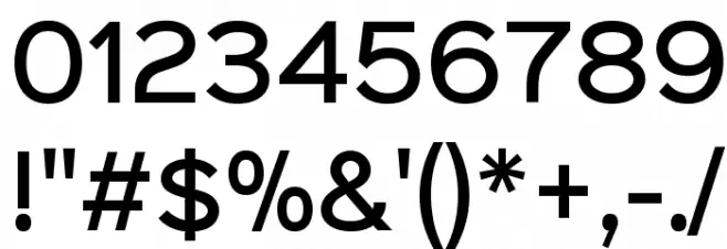 Sinkin Sans 500 Medium Font OTHER CHARS