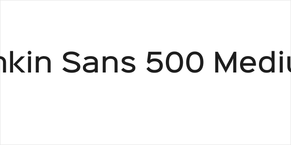 Sinkin Sans 500 Medium Logo