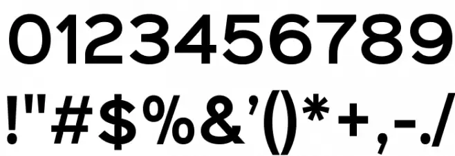 Sinkin Sans 600 SemiBold Font OTHER CHARS