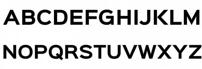 Sinkin Sans 700 Bold フォント 大文字